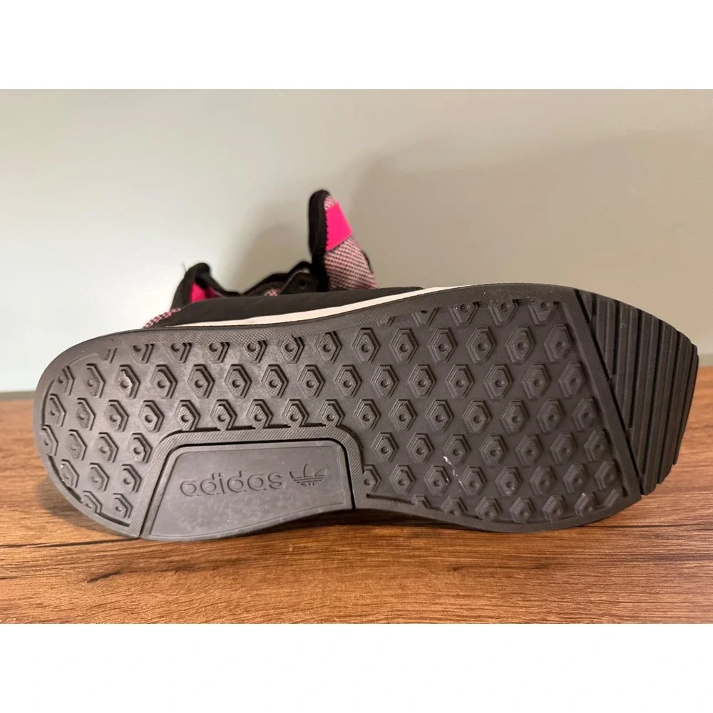 Adidas Originals X_PLR Shock Pink Black Knit Running‎ Shoes B37438 Womens 6.5